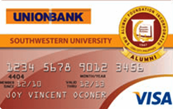 UnionBank Southwestern University Alumni Foundation Visa Card